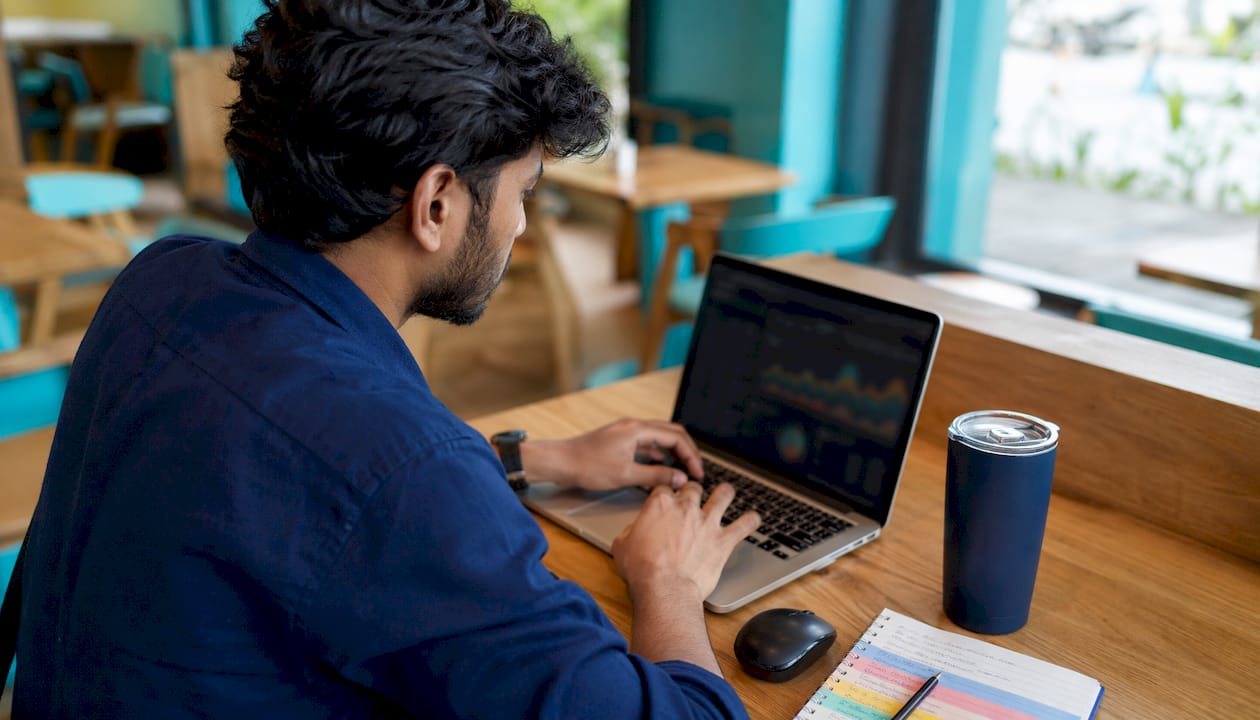 Person analyzing Google Ads channels data
