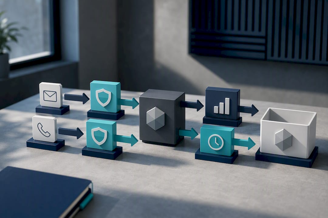 Privacy-safe hashing and data separation workflow